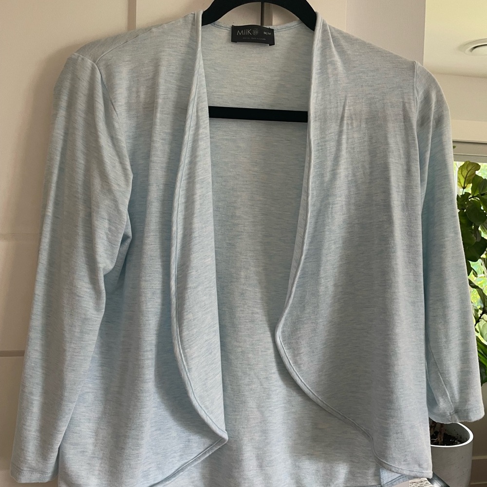 Miik Wesley waterfall cardigan  Blue M